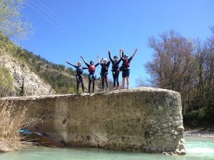 Recconaissance aquatique pour la coupe des jeunes de la Drôme